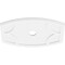 Ekena Millwork Kailey Architectural Grade PVC Ceiling Medallion, 28"W x 18 5/8"H x 3"ID x 15"C x 1"P, One-Piece CMP28X18KY-03000 - alternate 2